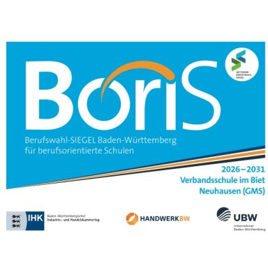 Logo von Boris, Berufswahl-Siegel Baden-Württemberg für berufsorientierte Schulen.